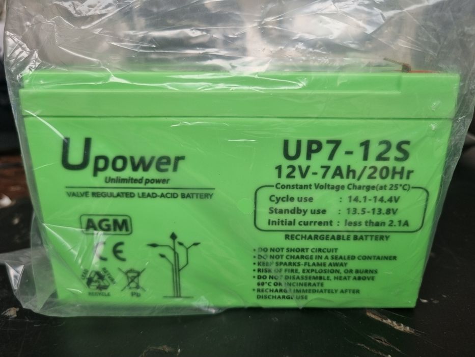 Bateria 7Ah 12V comprada em FEV 26