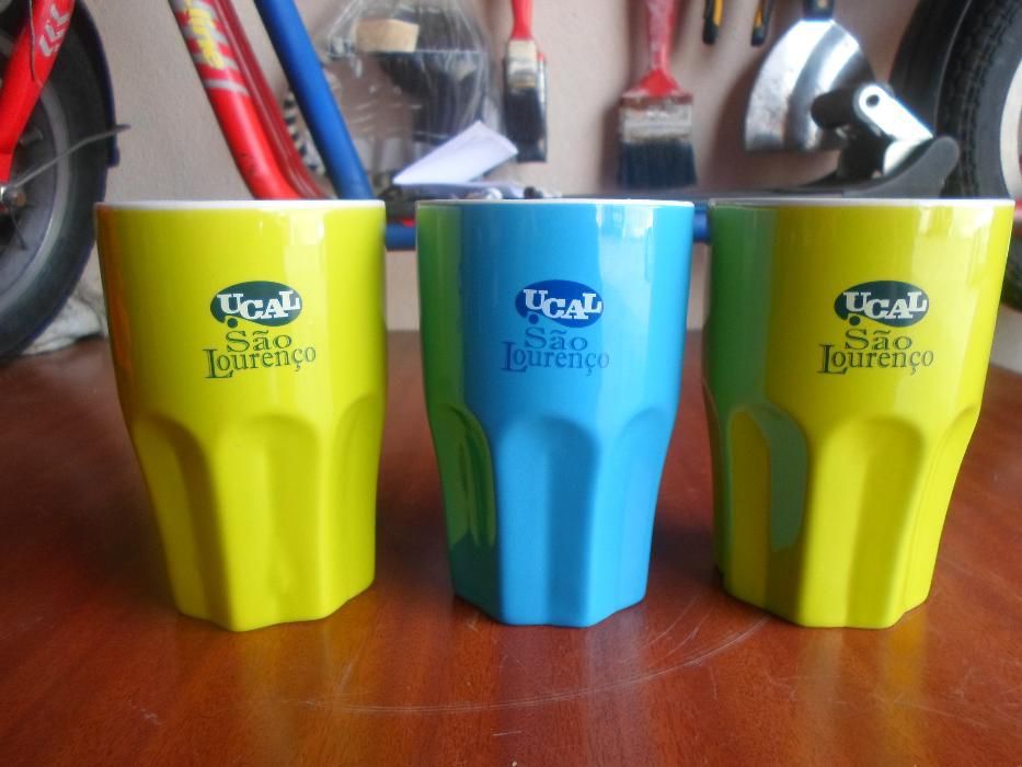 3 copos novos s. lourenço da ucal