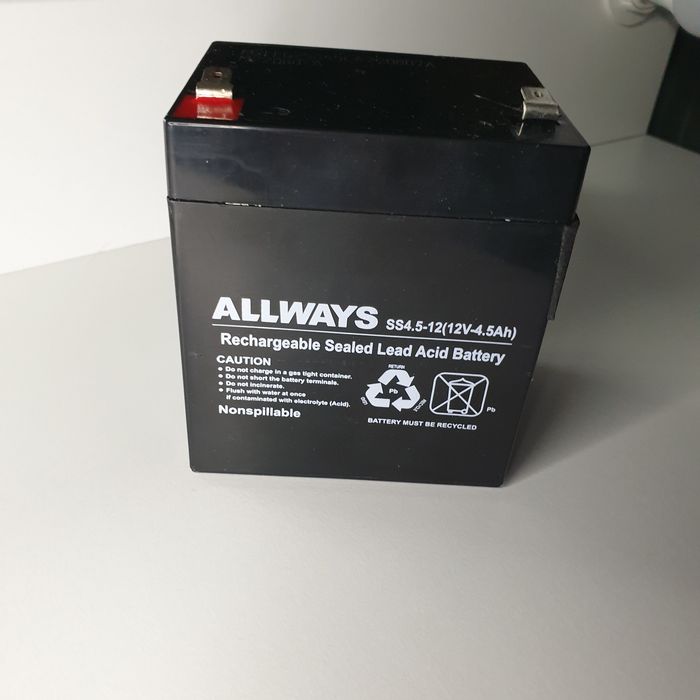 Аккумуляторна батарея ALLWAYS SS4.5-12 (12V- 4.5AH) for UPS