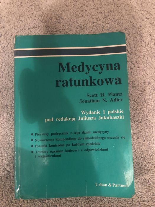 Medycyna ratunkowa Plantz Adler Jakubaszko