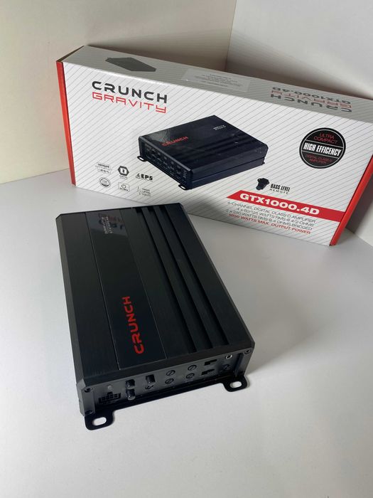 Crunch GTX1000.4D mocny wzmacniacz 4 kan EM-AUDIO Wysyłka gratis!