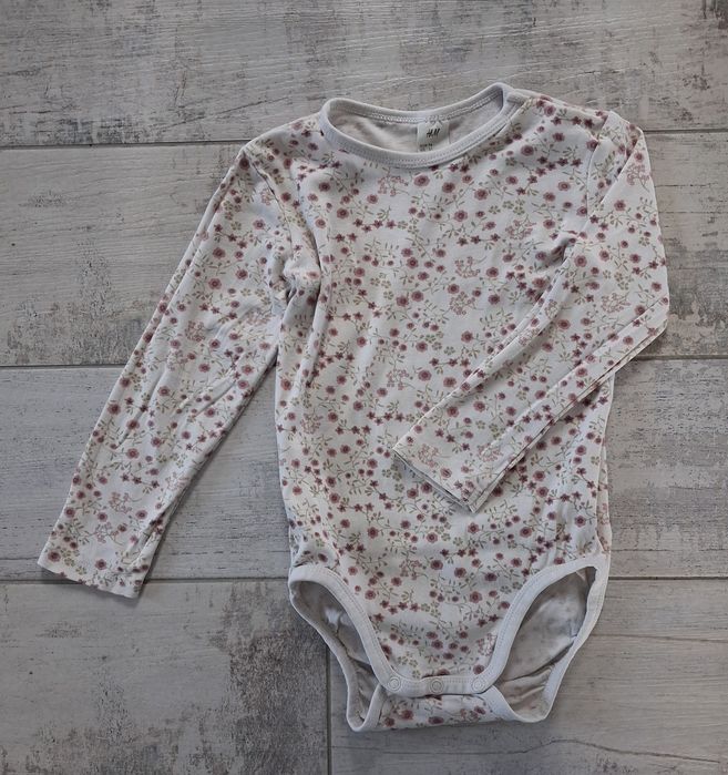Body z długim rękawem H&M r. 98
