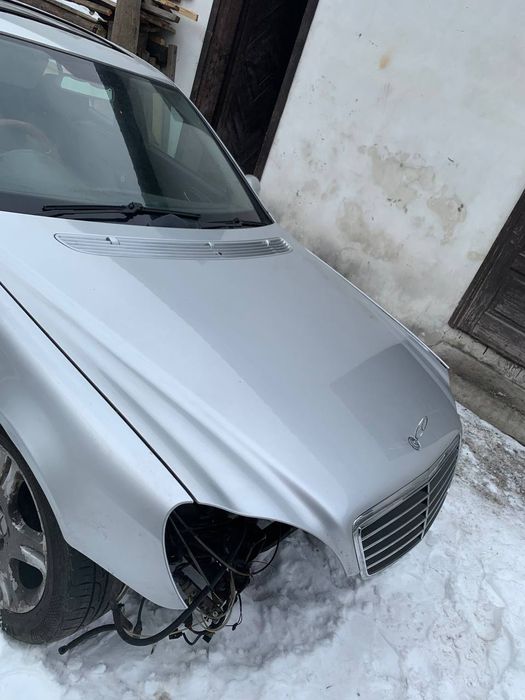 Капот рестайл w220 сірий мерседес рест s320 cdi