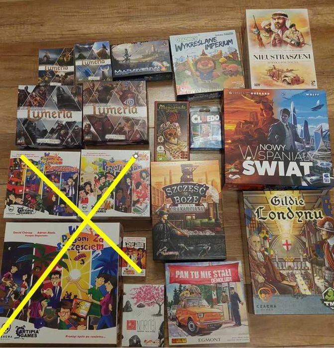 Zestaw gier planszowych