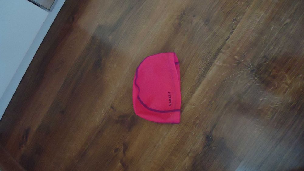 NABAIJI czepek DECATHLON różowy czepek pływacki z powlekanej dzianiny