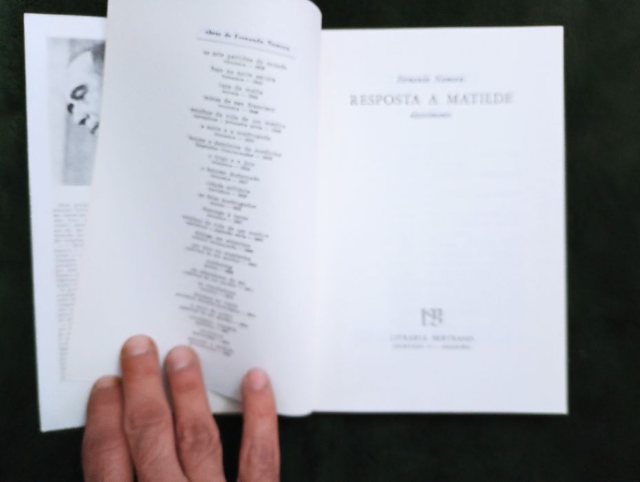 Fernando Namora - Resposta a Matilde Bertrand, 1981 - Excelente estado