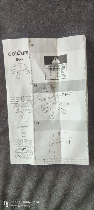 Żyrandol lustrzany LED SUFITOWY Lustro