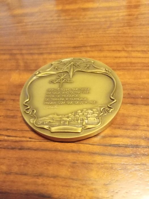 Medalha do Natal em metal