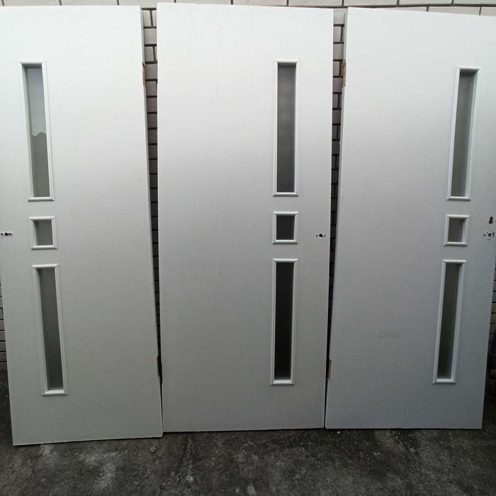 Дверне полотно двері двери дуб білий МДФ ПВХ плівка 80Х200 70Х200