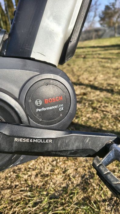 Rower elektryczny Riese & Muller, oświetlenie, silnik Bosch CX