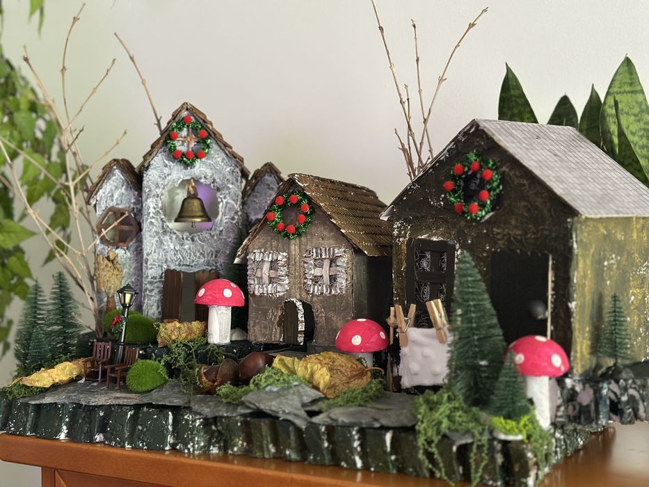 Vendo vila de natal totalmente artesanal!