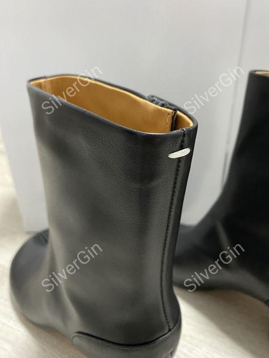 Ботинки Maison Margiela Tabi Чоботи Сапоги шкіряні Maison Margiela
