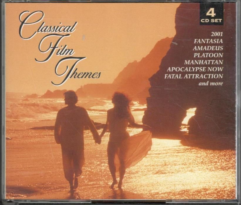 4 CDs Classical Film Themes 2001 – Edição Inglesa - Como Novos!