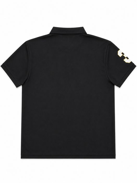camisola polo preta
