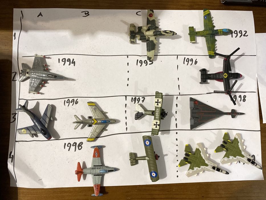 Micro machines - avioes e outras viaturas militares