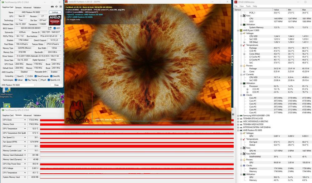 Gamingowy Ryzen 3600 +  RX6600 8GB + 32GB DDR4 + HDD + SSD