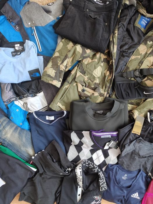 Mega paka 41 sztuk odzież męska S-XL