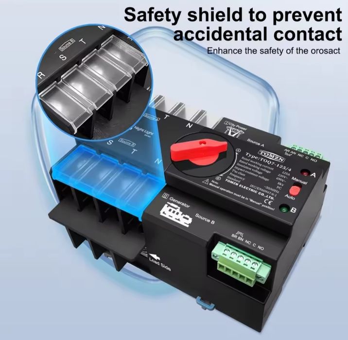 Автомат вводу резерву АВР     TOMZN  125А