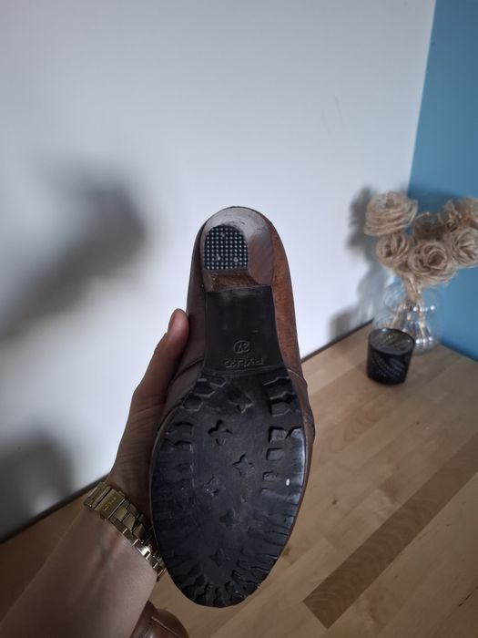 Skórzane buty Ryłko roz 37.