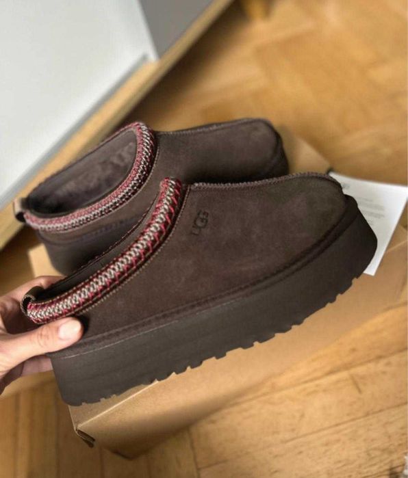 UGG niskie czekoladowe ciemny brazowy UGG TAZZ II wsuwane 36-41