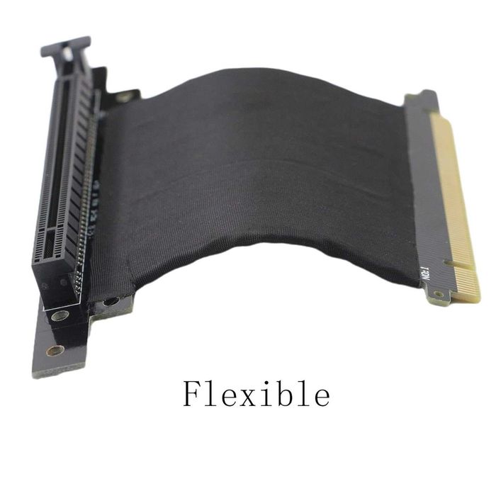 Pci-E 16x karta pionowa PCI Express 3.0 16X przedłużacz kabel 90 stopn