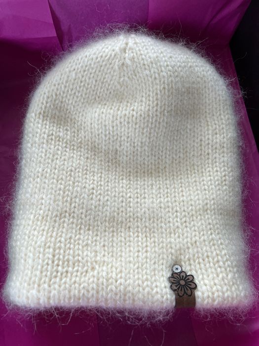 Czapka dwustronna/podwójna z moherem