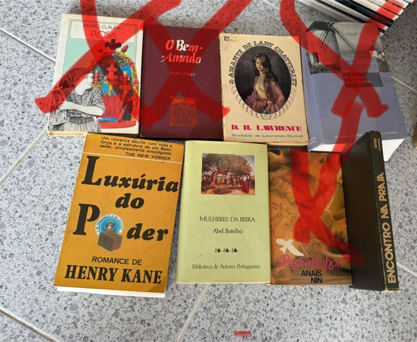 6 livros variados