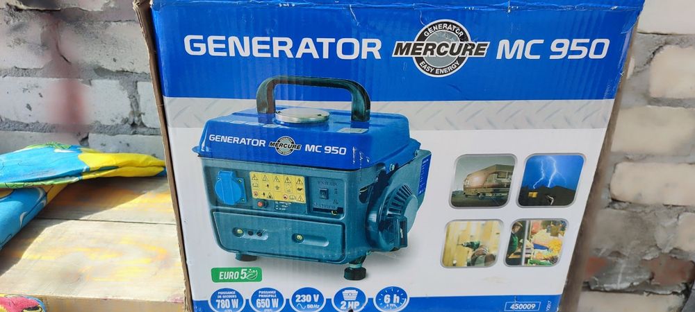 Бензогенератор (стандарт евро5) Франция новый.