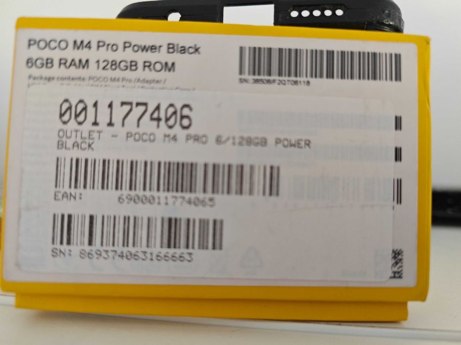 POCO M4 pro, uszkodzony LCD