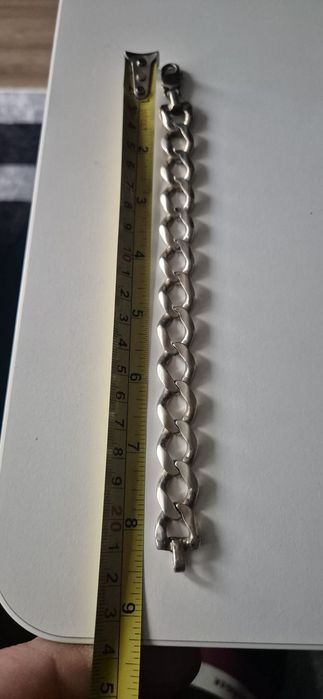 Srebna brazoletka 925 męska