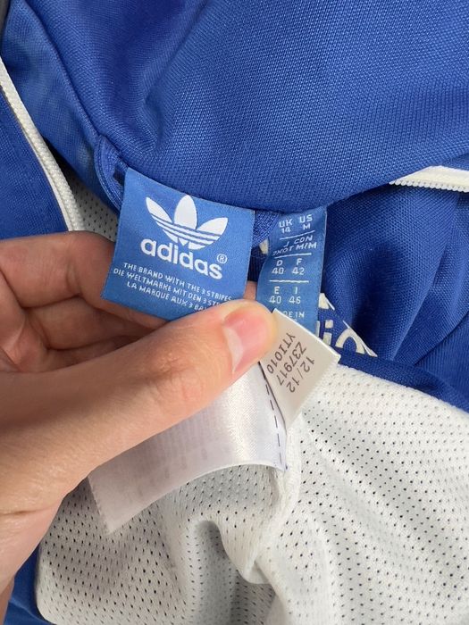 Bluza Adidas Stripes Zipped Vintage Y2K Blue Białystok Leśna