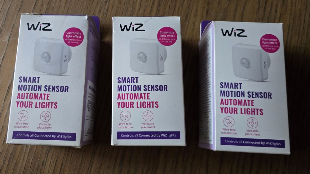 Pack 3x WiZ Smart Motion Sensor | Sensores Movimento Sem Fios
