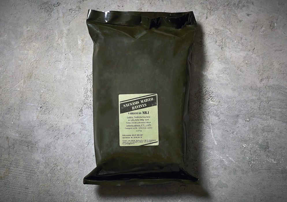 Литовский сухпай с разогревом/Бундесвер/сухой паек Литвы/ИРП/МРЕ/MRE ...