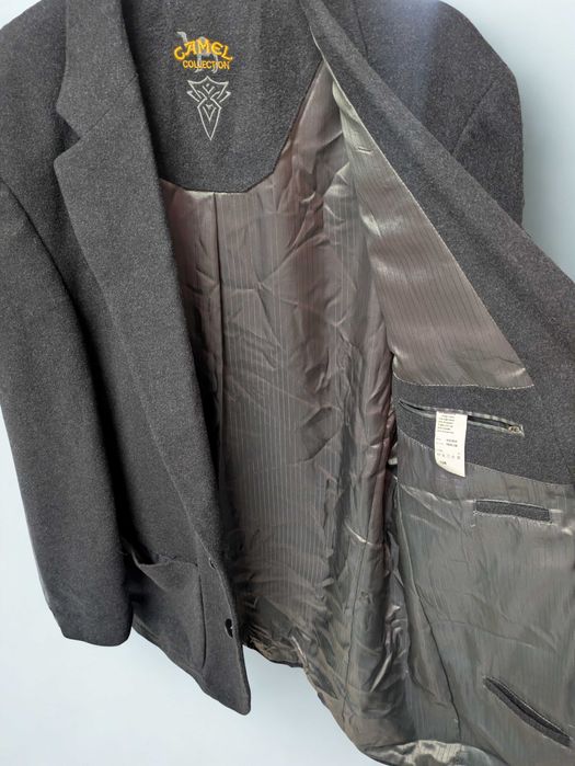 Camel collection płasz wełniany wool coat vintage  Old money casual
