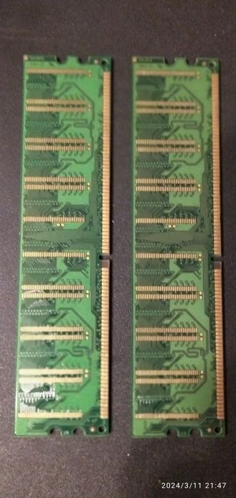 Память  DDR 400  2 шт х 256mb