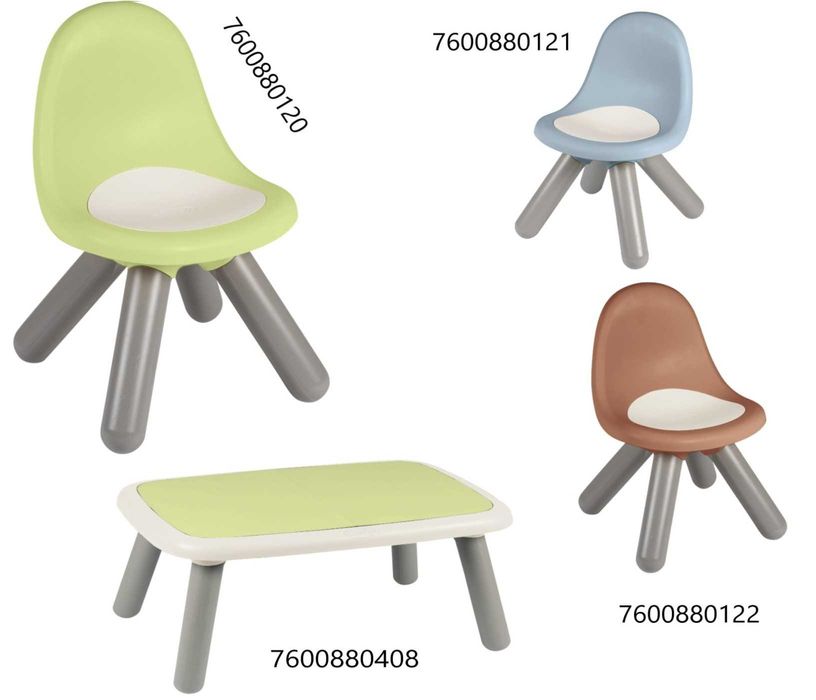 Стілець зі спинкою дитячий Smoby Life (7600880120/1/2)