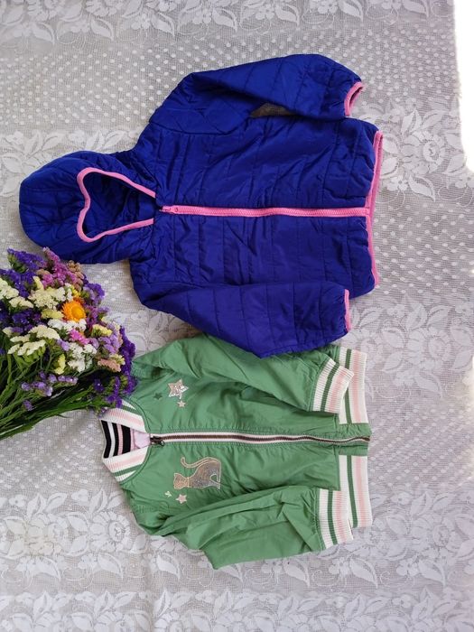 Куртка для дівчинки 3-4 4-5 ветровка для дівчинки