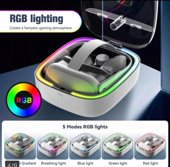 Stacja dokująca przenośna  Meta Quest 3 RGB