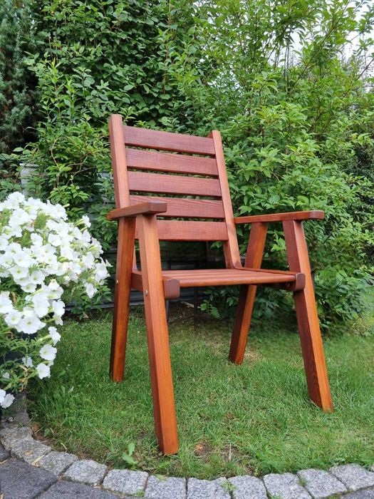 Meble ogrodowe drewniane, tarasowe nieskładane typ L