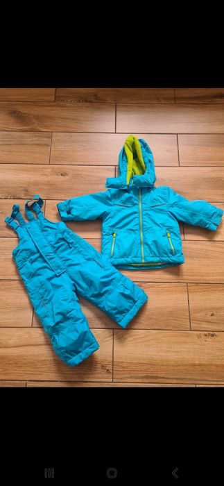 Zestaw komplet (kurtka, spodnie) narciarski na zime rozmiar 74/80