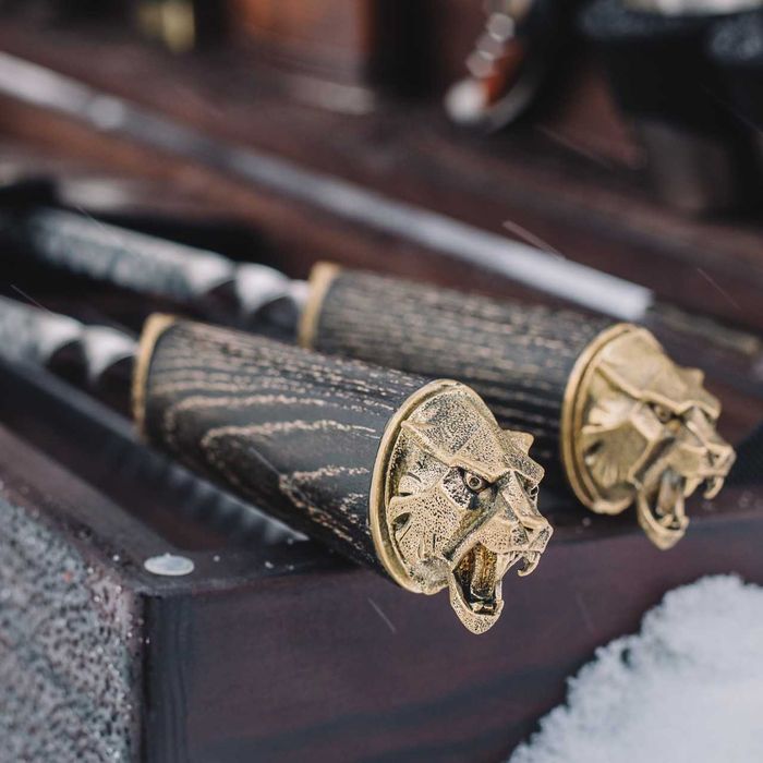 Набір шампурів Шерхан BS82 Набор на подарок Шампура в кейсе