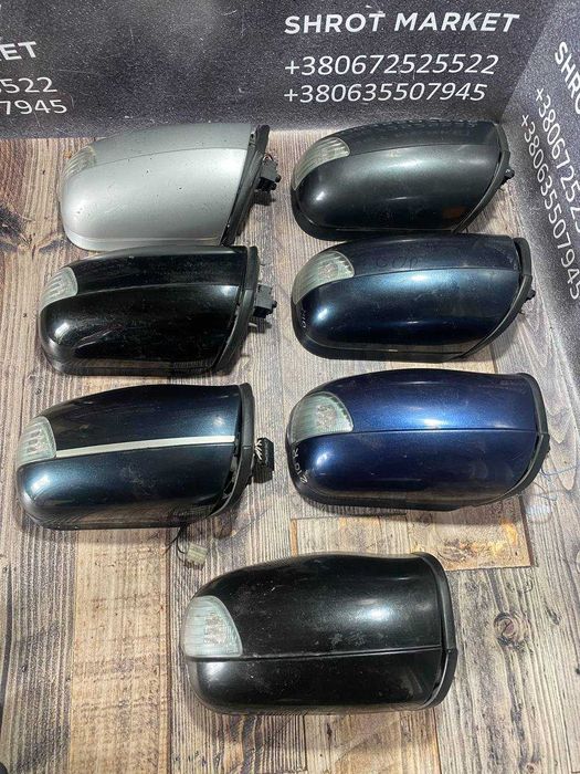 Дзеркало бокове заднього виду праве ліве електричне з поворотником Mercedes W210 2108108816 / 2108108116