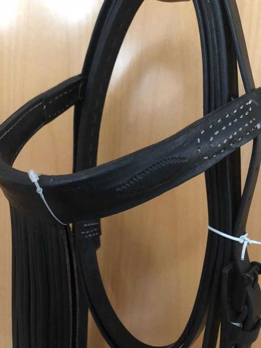 Cabeçada Espanhola - Nova - Em Couro - Equitação, Cavalos