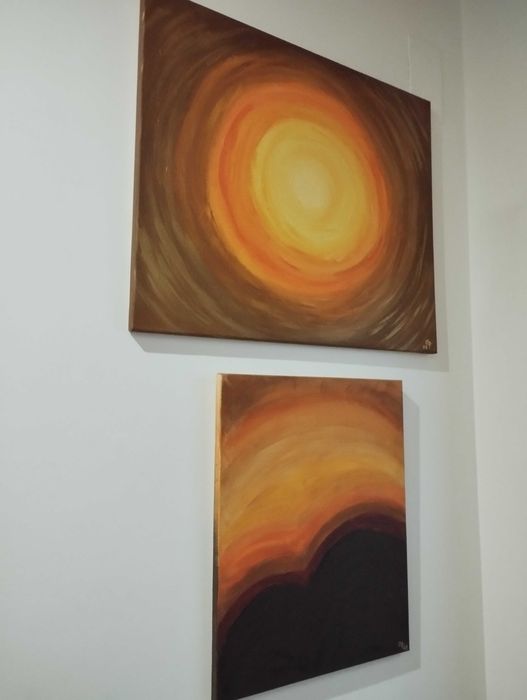 Telas pintadas a óleo