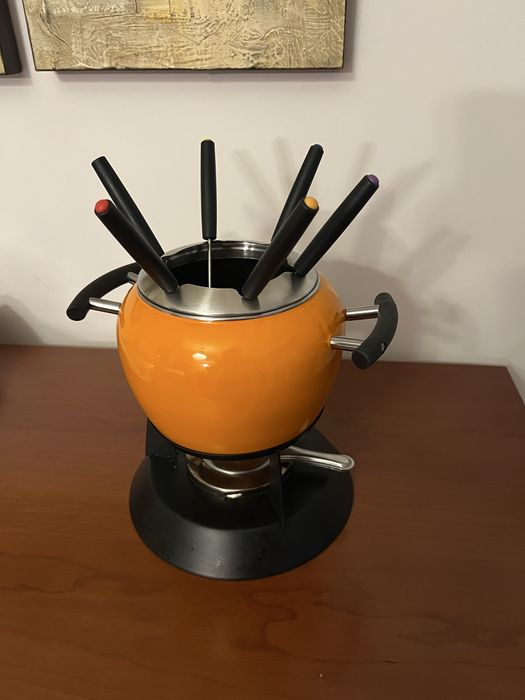 Conjunto de fondue com acessórios - Excelente estado
