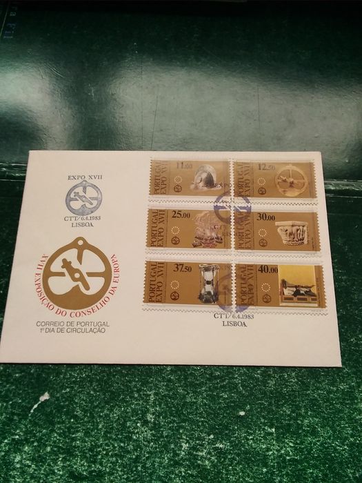 1983 FDC XVII Exposição Europeias De Arte e Cultura MNH **