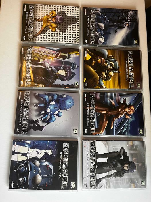 Ghost in the Shell Stand Alone Complex - kompletny zestaw vol. 1-8,DVD