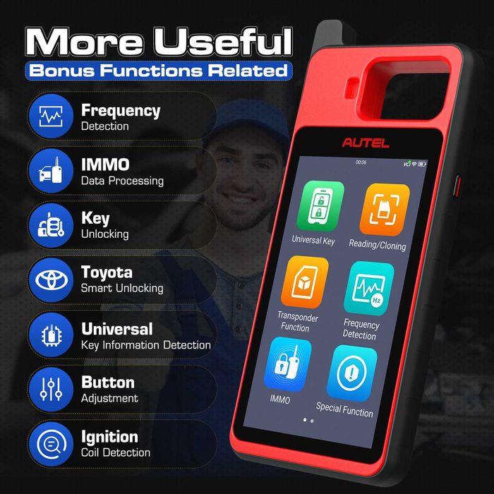 Autel MaxiIM KM100E Máquina Programação Chaves Original PT (NOVO)