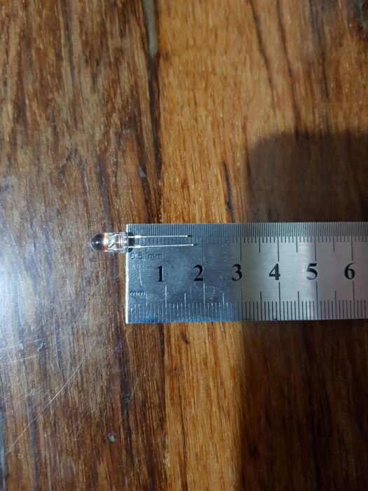 Світлодіод  5мм, 3вольт, білий яркий.