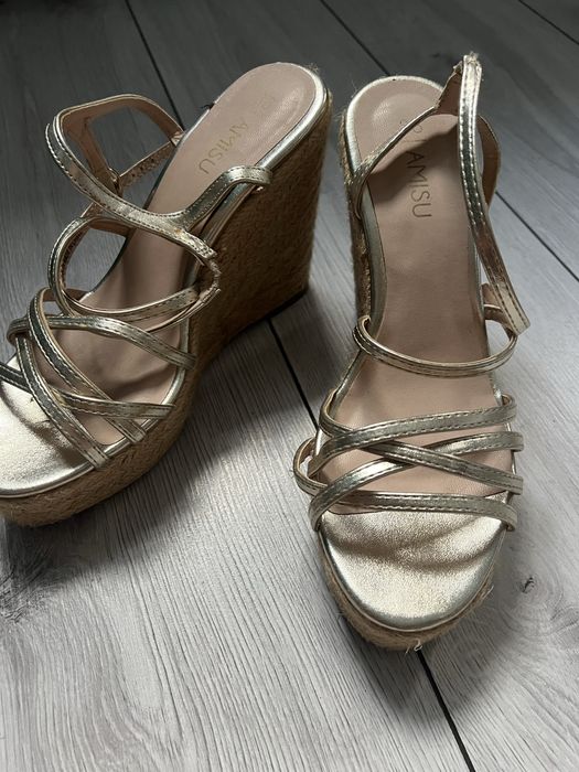 Buty koturny sandaly 38